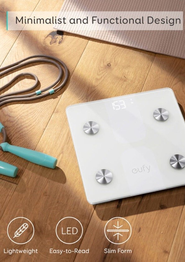 eufy by Anker, Smart Scale C1 with Bluetooth, Body Fat Scale